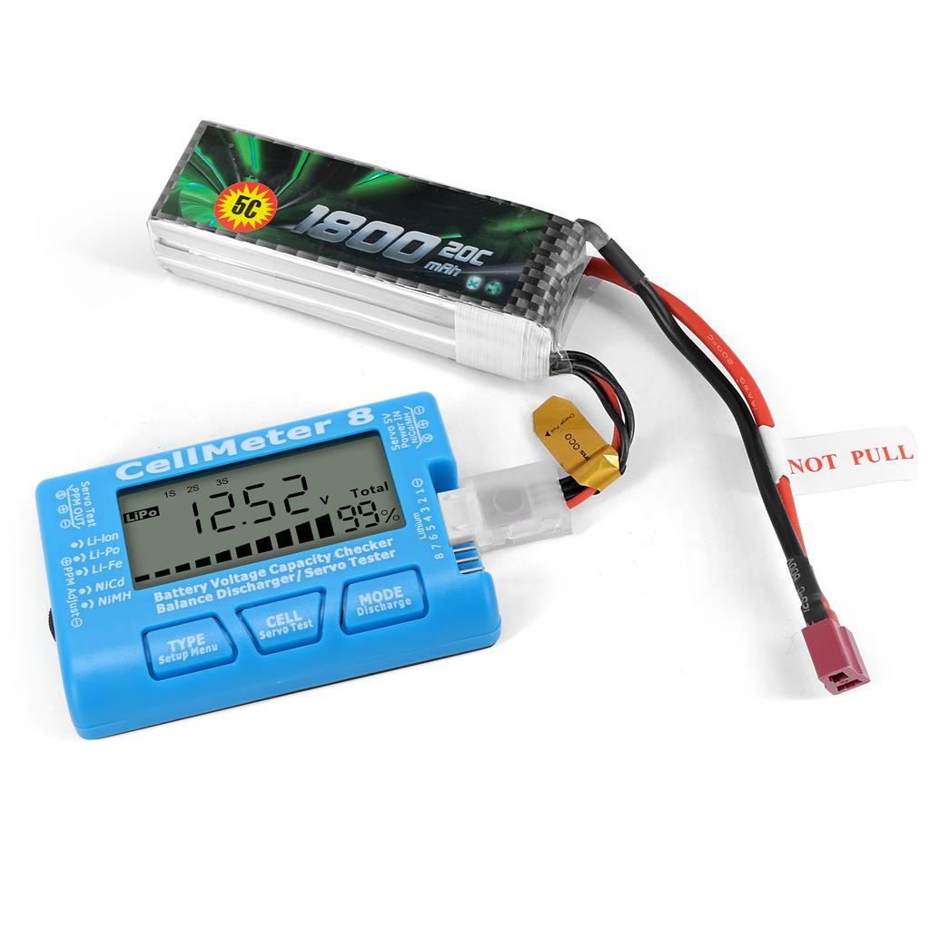 Digital Battery Capacity Checker Tester Detector Battery Balance Discharger Servo Tester for  
