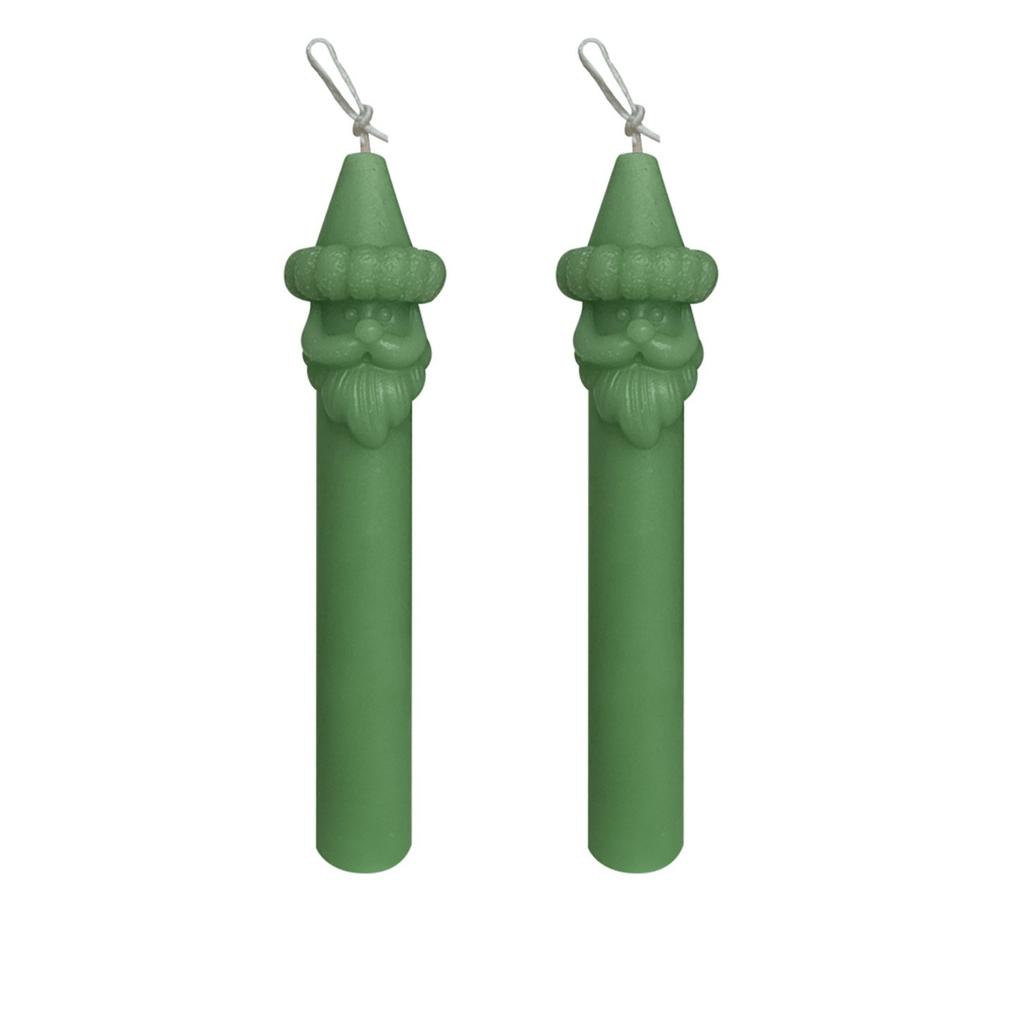 Claus Pillar, Long Pole, Candles, Festive Atmosphere, Decorative Ornaments, Holiday Gifts, Claus Long Candles
