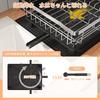 MAJALiS 2-Tier Stainless Steel Dish Drainer, Dish Drying Rack, Dish Drainer, Dish Rack, Washing Basket, Dish Stand, Kitchen, 304 Stainless Steel, Knif