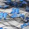 Three-Dimensional Butterfly Fixed Flower Spider Web Yarn Black Yarn Lace Embroidered Lace Children'S Clothing Hanfu Dress Fabric Decoration