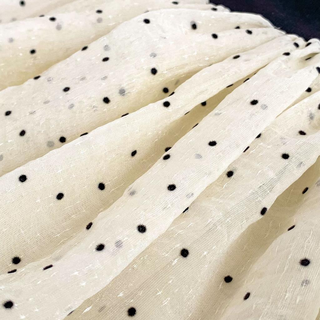 Cute Polka Dot Sleeveless Bud Skirt Dress for Infant Baby Girls Casual Summer Daily Wear Outfit
