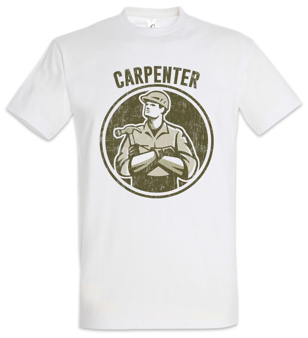 Carpenter I T-Shirt Joiner Carpentry Woodwork Hammer Cabinet Maker- S