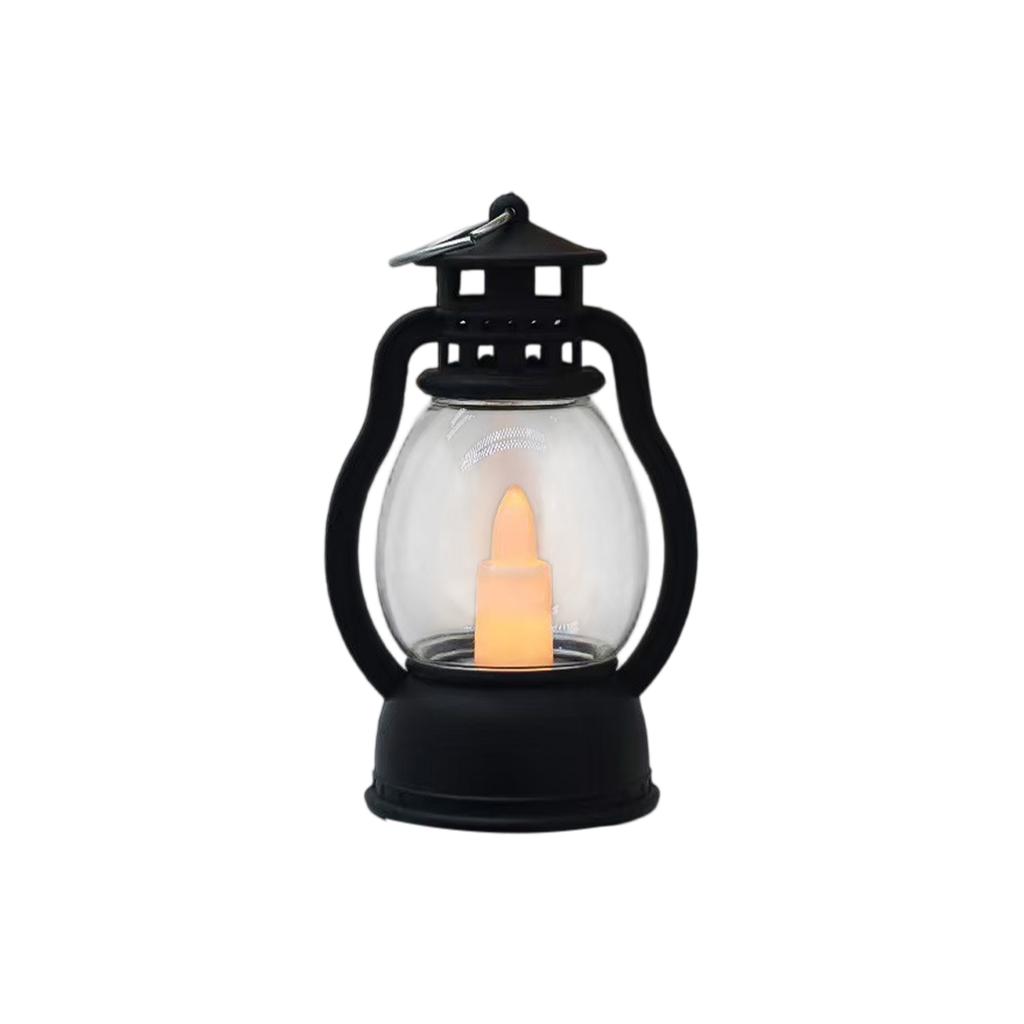 Electronic Candle LED Light Retro Pony- Lantern-  Light Creative Bar Festival Atmosphere Light