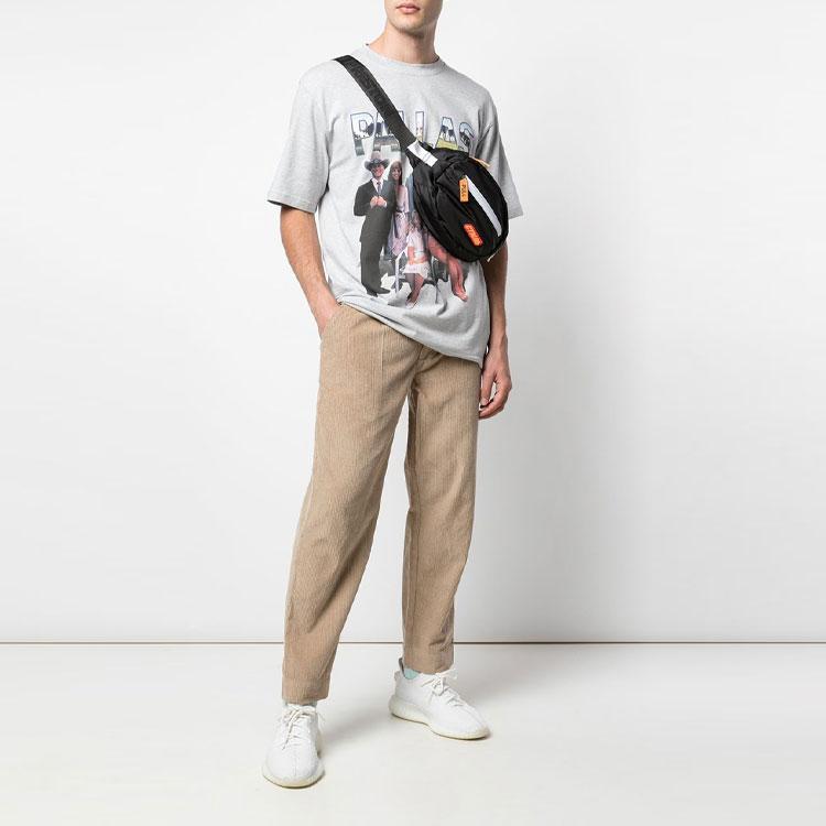 Palace Pallas Movie Character Feuds Short-Sleeve T-Shirt Unisex Tops Green Grey P16TS068