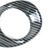 Carbon Fiber Color Car Headlight Switch Button Frame Head Lamp Trim For Mercedes Benz C Class W206 -23 Interior Accessories