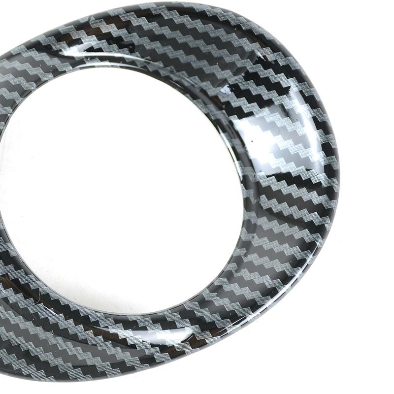 Carbon Fiber Color Car Headlight Switch Button Frame Head Lamp Trim For Mercedes Benz C Class W206 -23 Interior Accessories
