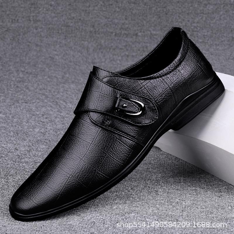 2022 Men s Fashion Cowhide Leather Shoes - Versatile Business Casual 42