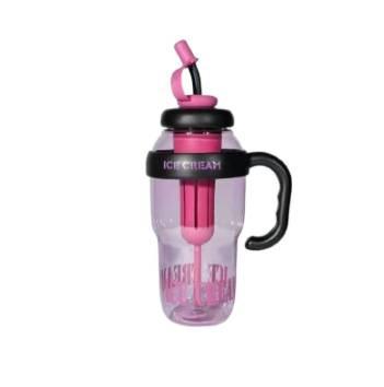 Water bottle summer large large capacity water cup girls high value ice cup straw cup student sports tea separation cup