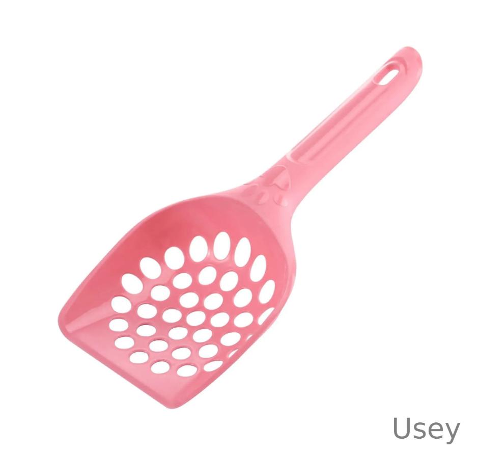 Litter Scoop — The Waste-Cleaning Tool | Large-Sized, Minimalist Design | Metal Shovel With Fine Sifting Holes | Premium Pet Supplies