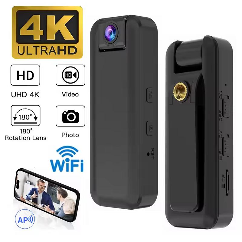 WiFi Hotspot Camera, Portable Digital Video Recorder, High-Definition Night Vision Law Enforcement Recorder
