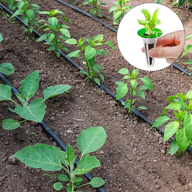20/50Pcs Hydroponic Soils Planter Grow Baskets Soilless Seed Grow Nursery Pot Starter Hydroponic Soils Seedling Tray Pods Kits