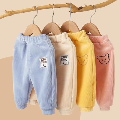 Tjocka Barnsweatpants med Fleecefoder för Pojkar & Flickor - Varma Höst/Vinter Polarfleecbyxor