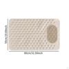 Shower Bath Mat Toilet Floor Rug Soft Hollow Drainage Quick Dry Bathtub Bathroom Accessories for