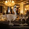 Goose Shaped Glass Liquor Bottle with Decorative Gift Box Unique Animal Design Refillable Decanter for Spirits Wine and Whiskey Storage Display