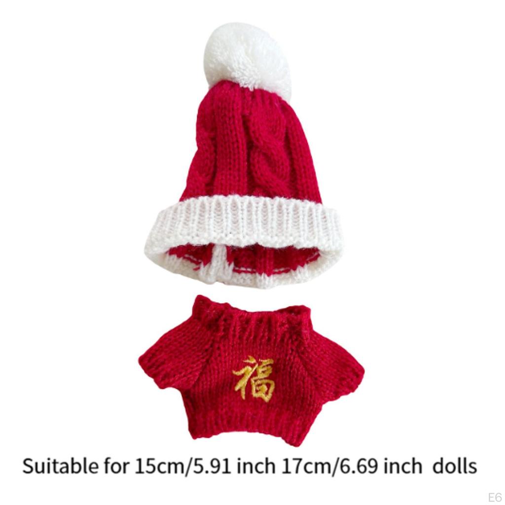 6 Inch Doll Apparel, DIY Outfit, Clothing for Kids, Sweater Mini Dolls