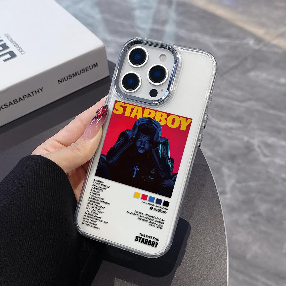 The Weeknd Minimalist Poster Phone Case For iPhone 17 Air 16 E 15 14 13 12 11 Pro Max Plus SE 2020 2022 Transparent Soft Cover