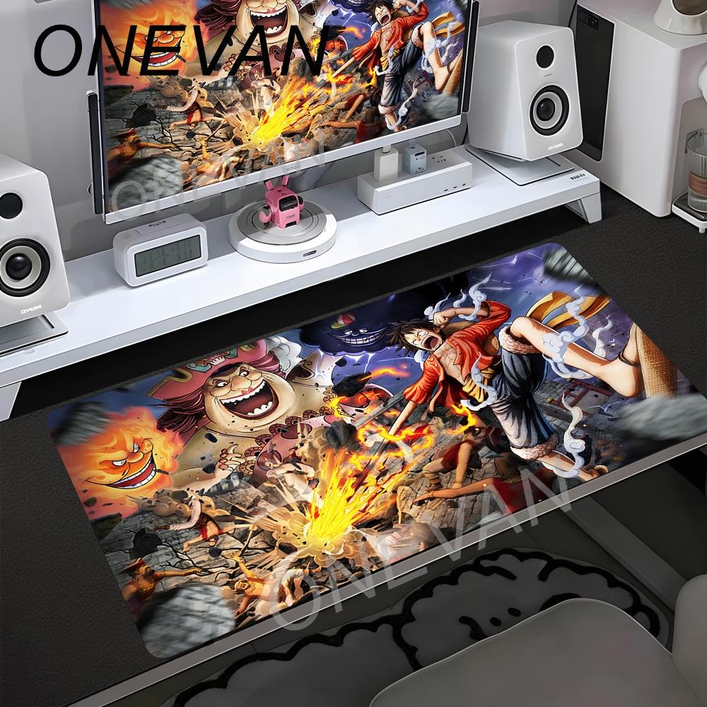 Mouse Pad Notbook Gamer Large Keyboard NonSlip Rubber Computer Carpet Japan Anime One Piece Desk Mat PC Gamer Big Mousepad Gifts