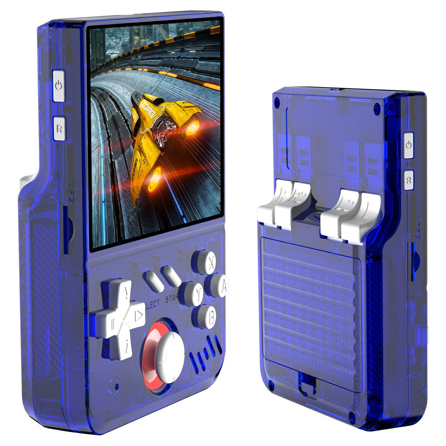 

Моя мини 128G портативная ретро игровая консоль с открытым исходным кодом 3D портативная игровая машина Transparent Blue