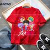 Kpop Demon Hunters Cartoon Tee Shirt Harajuku Cool Kids T-shirts Cotton Summer Tops Saja Boys Outfits Gift Baby Girl Boy Clothes