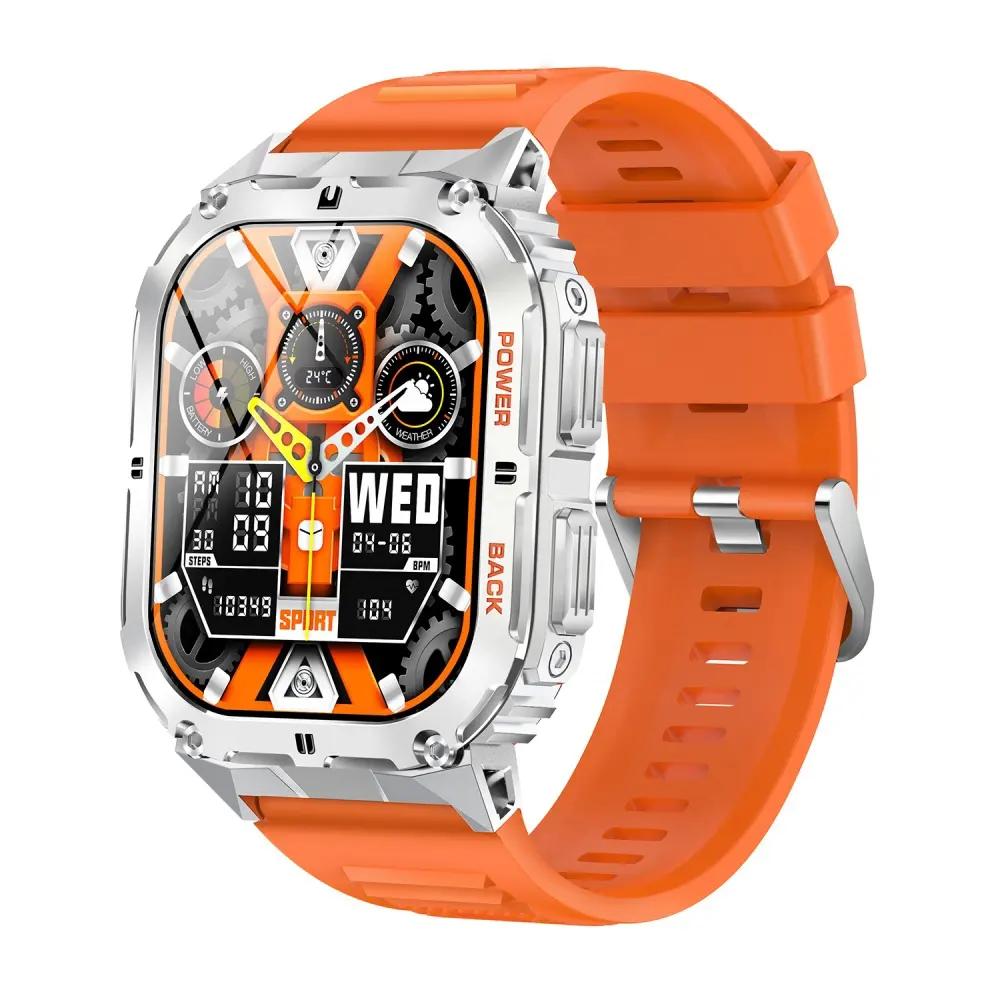 K61 Pro Smart Watch Men Bluetooth Call 1.96inch AMOLED Screen Compass AI Voice Health Monitor Sport Fitness Tracker Smartwatch