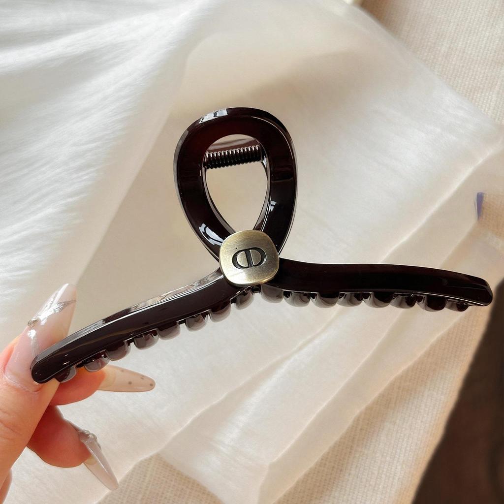 Meillard Luxury Pearl Hair Clip for Women, Large Volume Updo Shark Hairpin
