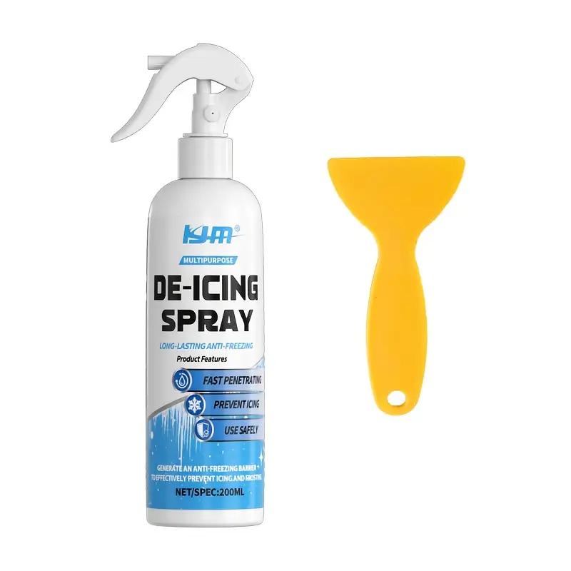 

200ml KJM Fast De-Icer: Instant Ice Melt for Car Windshields/Refrigerators, Anti-Freezing, Vehicle-Safe, Quick Action