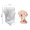 Wonderful DIY Animal Plaster Resin Ornaments Mould Home Decoration Crafts Making Molds 3D Horse Head Aroma Candle Silicone Mold