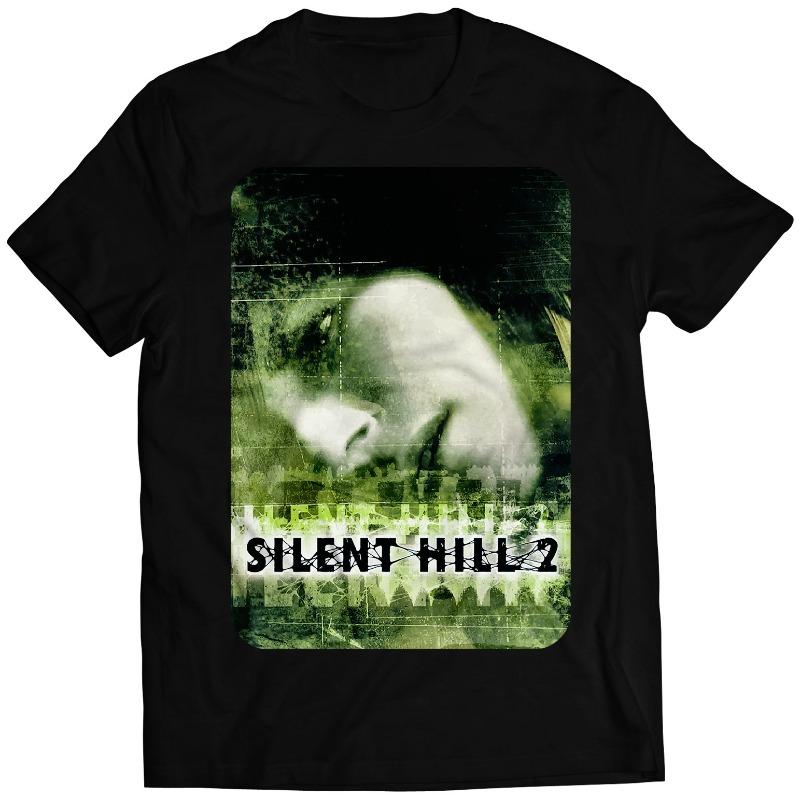 Silent Hill 2 Retro Horror Game Mens Tshirt Summer New Style Unisex Casual Tshirt