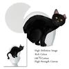 Cute Peekaboo Black Cat Portrait Canvas Painting Print Animal Poster Cat On Toilet Wall Art Picture for Bathroom Home Decoration
