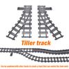 City Trains Flexible Tracks Forked Straight Curved Soft Rails Track Switch Building Block Bricks Kids DIY High-tech Train Toys