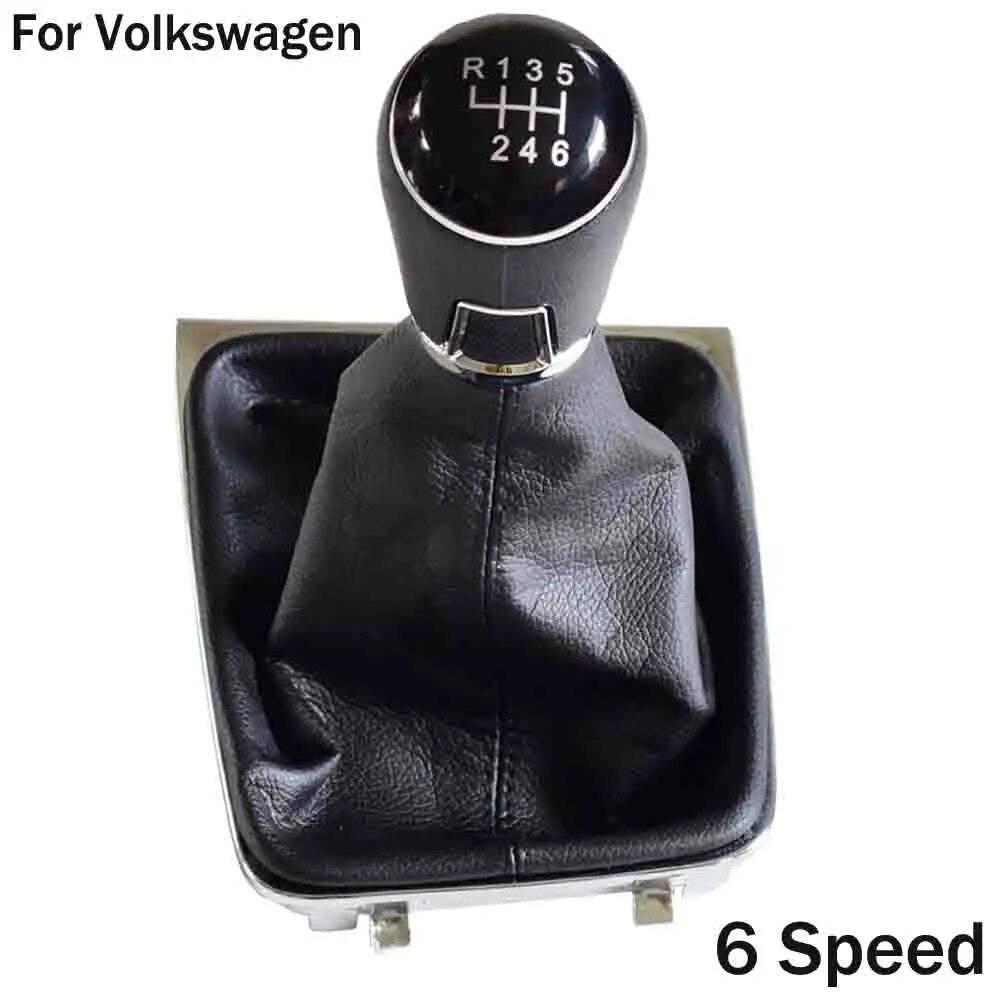 For Volkswagen VW Golf 7 MK7 2013 2014-2017 Gear Shift Knob Lever Complete Gaiter Boot Cover Leather Case Manual 5 6 Speed