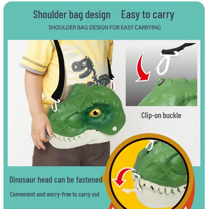 

Игровой набор «Голова динозавра T-Rex для хранения игрушек и рюкзак» для детей