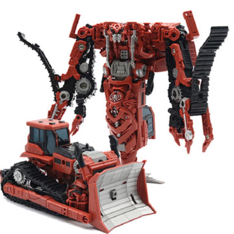 Tai Ba Deformation Toy: Yellow Devastator Magic Scythe Construction Robot