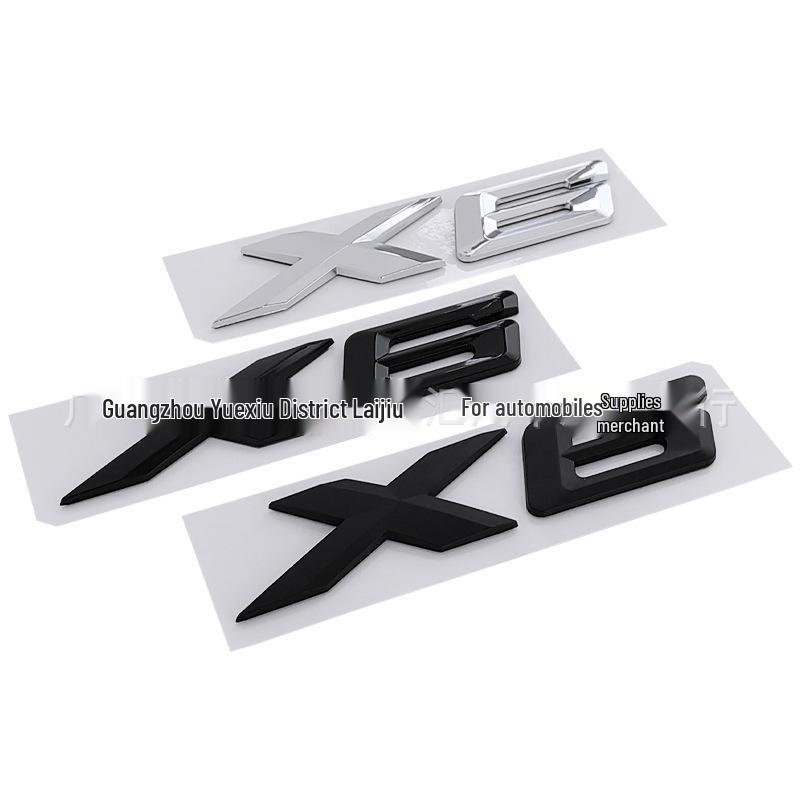 BMW X Serie Auto Logo Kofferraum Heck Emblem Aufkleber für X1-X7 & GT Modelle