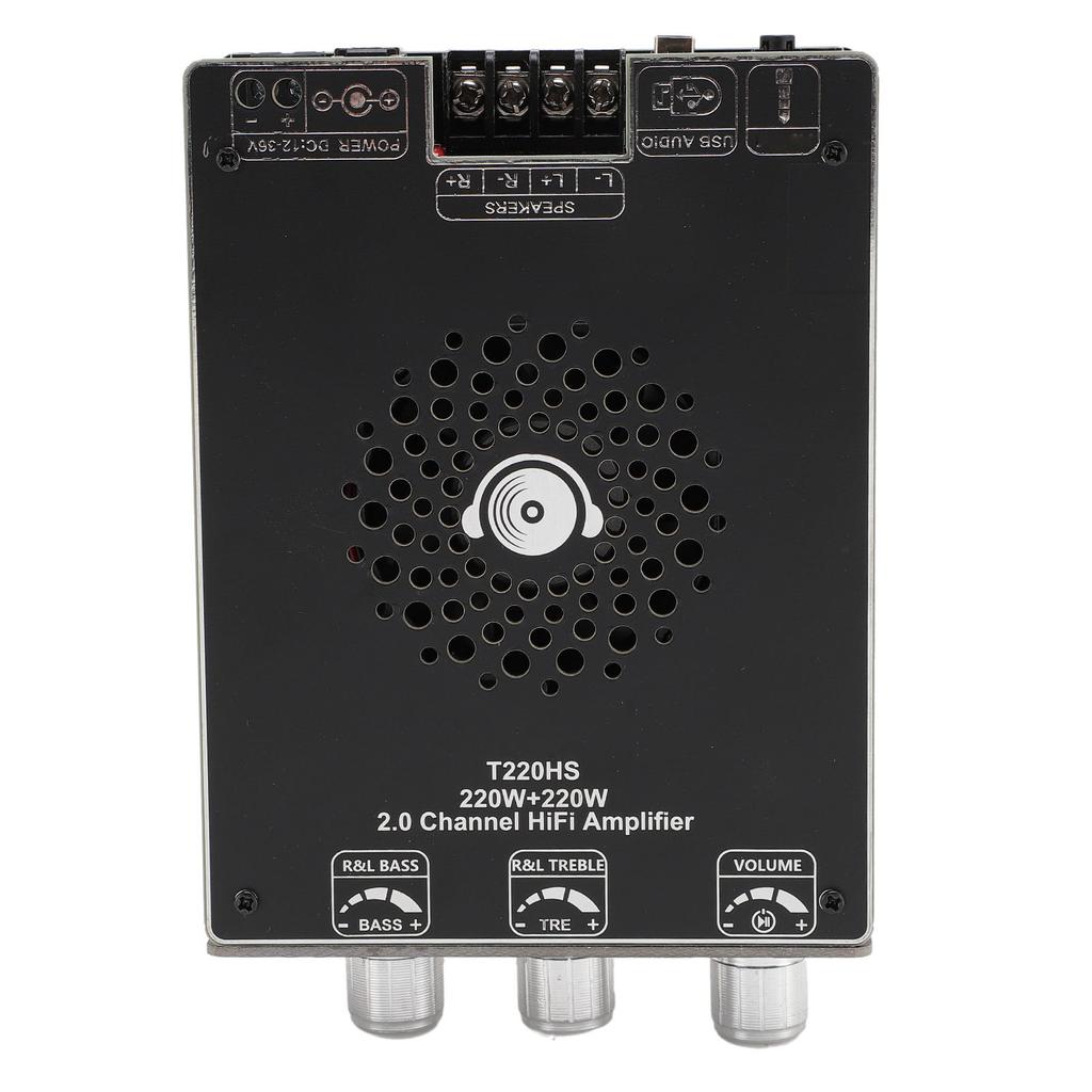 T220HS Bluetooth Power Amplifier Board Professional Efficient 220W 220W Stereo HiFi Power Amplifier 