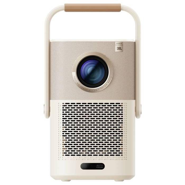 Yaber Projecteur T2Plus LED 450 Lumen ANSI 1920 x 1080 Full HD fonctionnement sur accus, compatible 4K, Enceinte JBL in