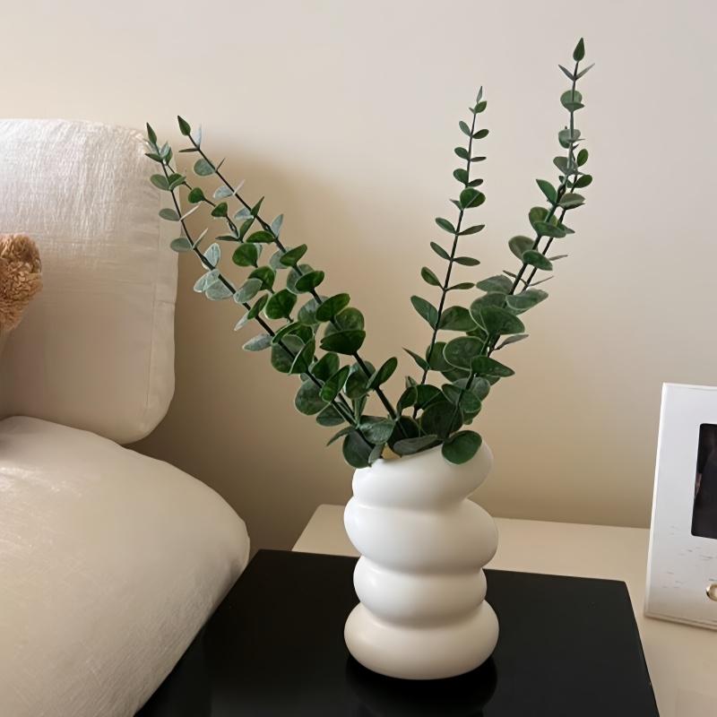 1piece Plastic Spiral Vase Nordic Creative Flower Arrangement Container Decoration