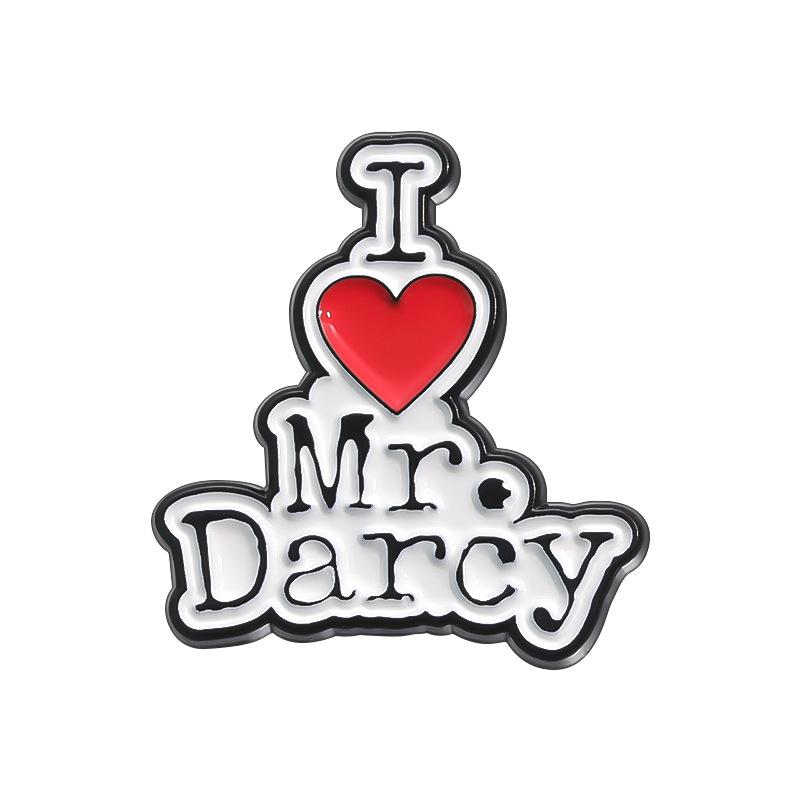 Series Trendy Love Cartoon Brooch Pin Decorative Badge In Eyecatching Colors