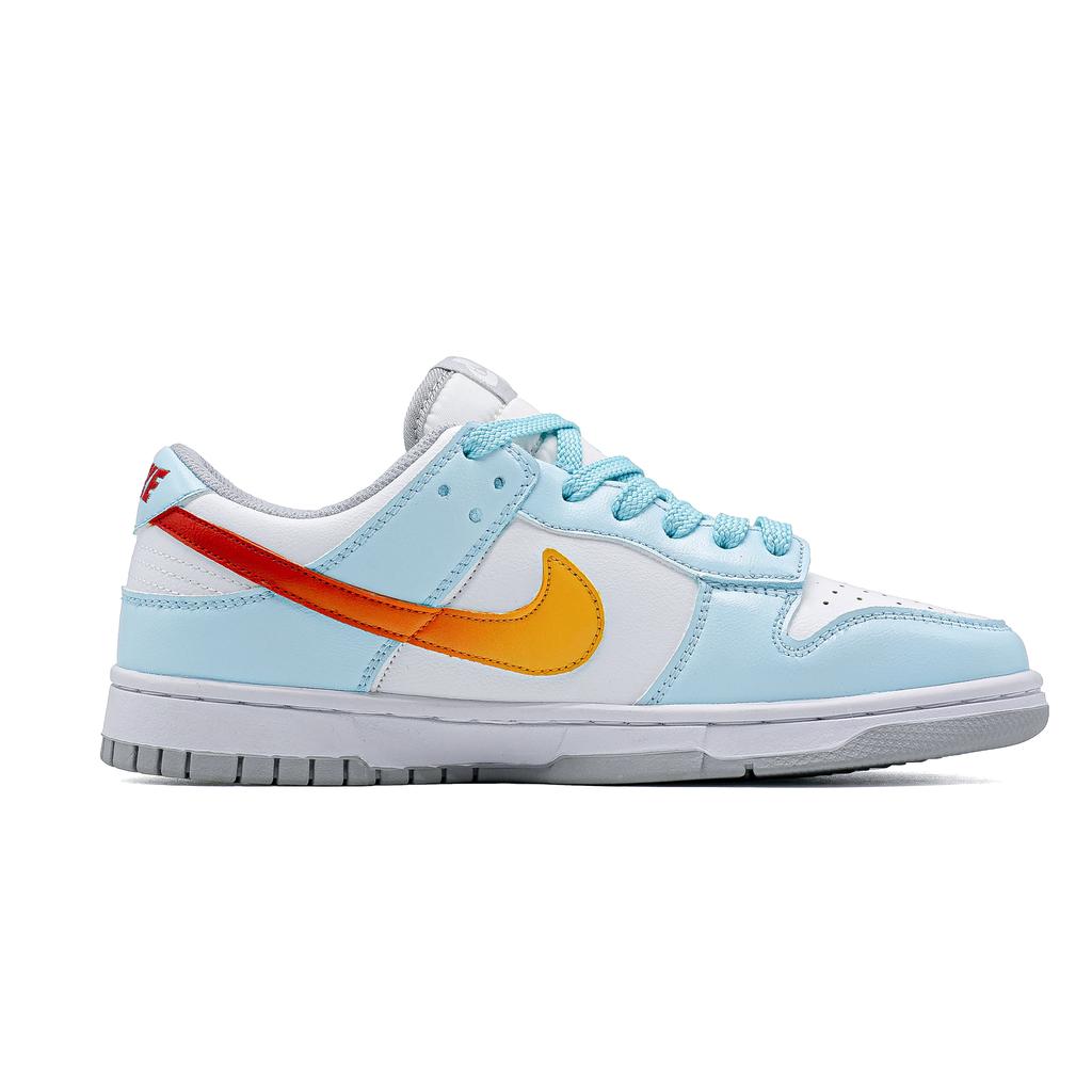 Nike Dunk Verschleißfest Und Leicht Niedrig geschnittene Skateboard Schuhe Unisex Blau Orange DD1391-103(Team558-)