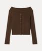 MIXXO [Wool Blend] Off-Shoulder Pullover Re Kaf94Ss_Miwkaf94Qs