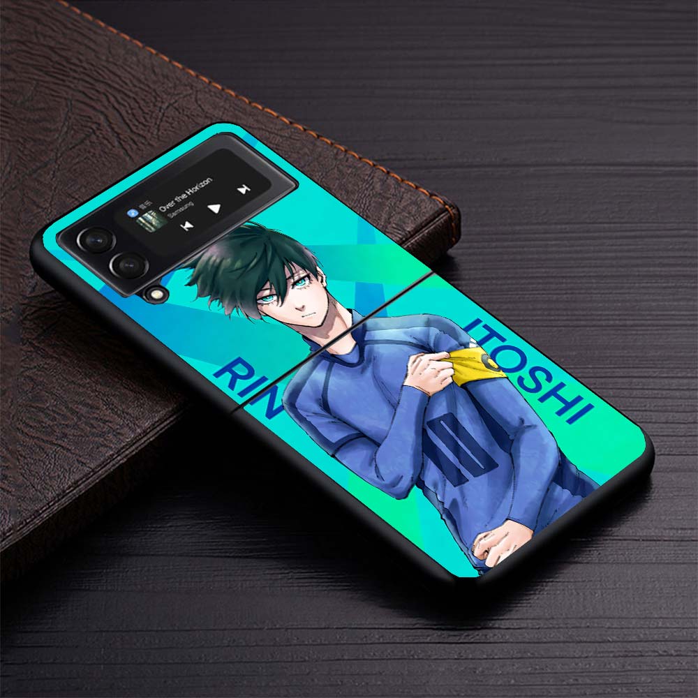 Heißes Anime Blue Lock Handyhülle Für Samsung Galaxy Z Flip3 Flip4 Flip5 Flip6 Flip7 Für Z Flip 7 6 5 4 3 5G Harte Faltabdeckung Gal