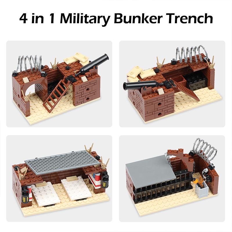 Premium-Quality Popular Superior-Grade World-War-Ii Military-Themed Trench First-Class Bunker Defense Top-Grade Base Premium-Quality Bunker