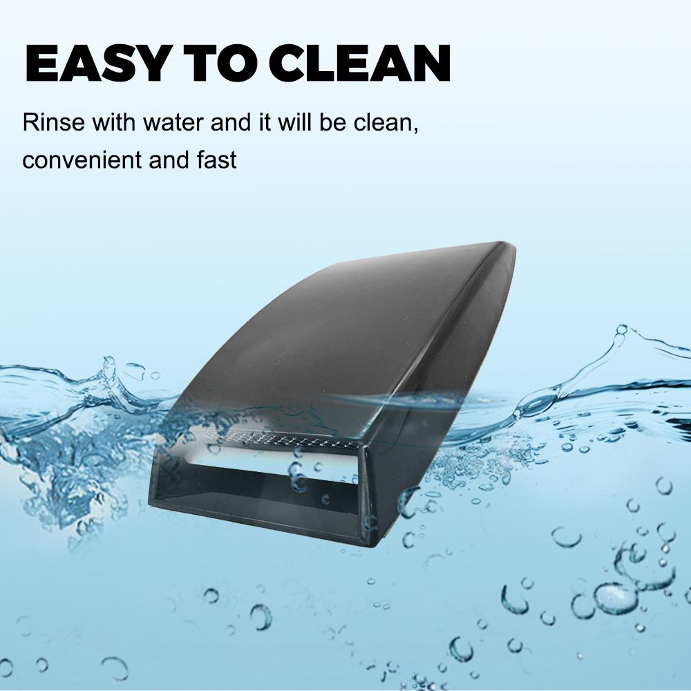 1Pc Car Hood Air Inlet Decoration Air Flow Intake Hood Scoop Bonnet Vent Sticker Cover Hood Universal Car Decorative Accessories