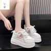 Little White Shoes Women's Spring New Lace-up Casual Single Shoes Platform-soled Fashion Muffin Shoes