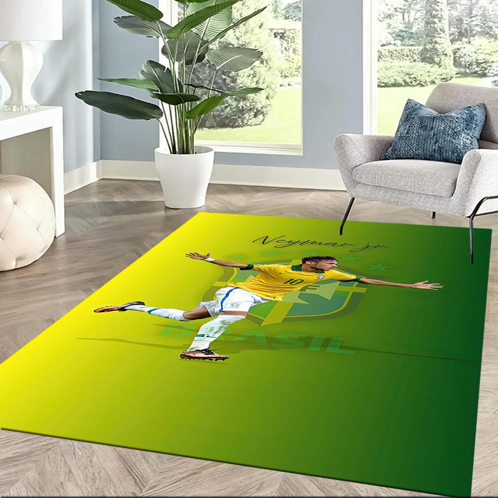 Quadratische Teppiche mit brasilianischen Fußballstars sind eine großartige Wahl für Wohnzimmer, Schlafzimmer, Heimdekoration und als Geschenke.