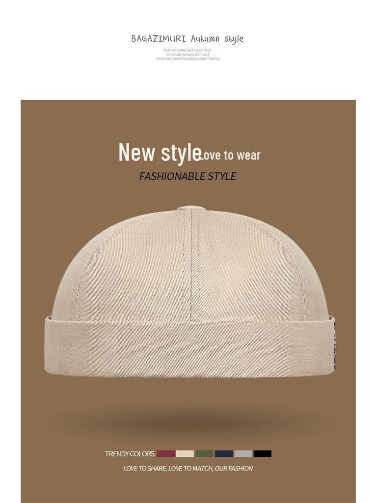 Retro Korean Melon-Skin Hat: Unisex Street Fashion for All Seasons