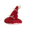 Santa  Hairpin Realistic Christmas Hat Hair Clip Elaborate Barrette Furry