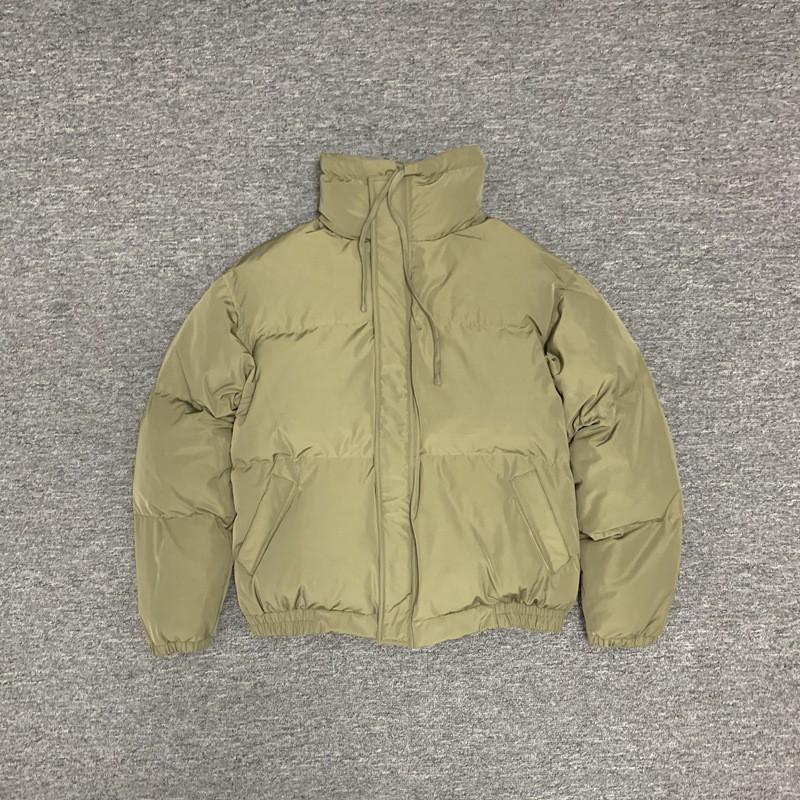 Mens Thick Puffer Jacket Warm Winter Streetwear Loose Fit Cotton Coat Teens