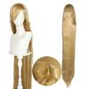 Synthetic Blonde Wig Extra Long Hair Princess Wig for Women Cosplay Daily Holiday Party Costume Wigs