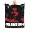 Funny Obsession Horror Movie Blanket Soft Flannel Relax Throw Blanket Machine Washable